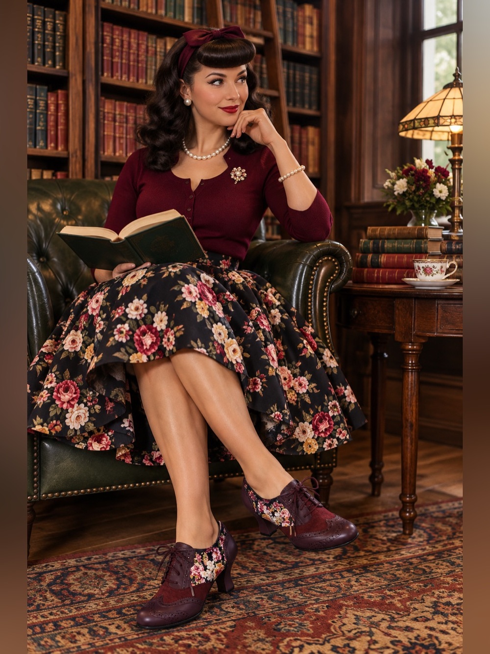 The Madam C.J. Walker Heeled Derby - Picture 1 of 14